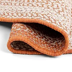 Rund matta - Indoor/Outdoor Angus (röd)