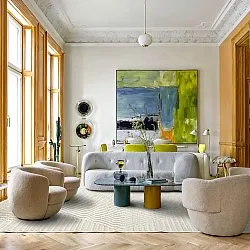 Shaggy Indoor/Outdoor - Ithaca (krémový)