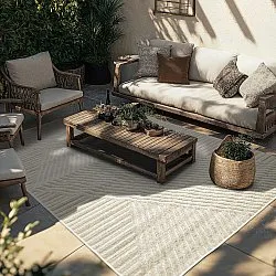 Shaggy Indoor/Outdoor - Ithaca (krémový)