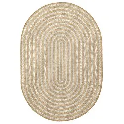 Oval matta - Indoor/outdoor Leander (natur)