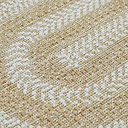 Oval matta - Indoor/outdoor Leander (natur)