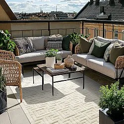 Shaggy Indoor/Outdoor - Oneida (krémový)