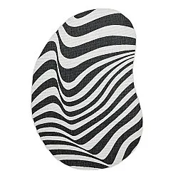 Inomhus- utomhusmatta - Remina (svart/vit)