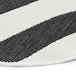 Inomhus- utomhusmatta - Remina (svart/vit)