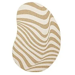 Inomhus- utomhusmatta - Remina (natur/vit)