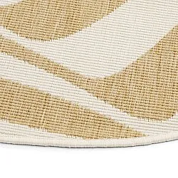 Inomhus- utomhusmatta - Remina (natur/vit)