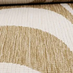 Inomhus- utomhusmatta - Remina (natur/vit)