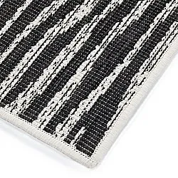 Inomhus- utomhusmatta - Vaura (svart/vit)