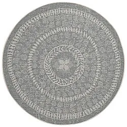 Kruhový koberec - Indoor/Outdoor Malcolm (šedý)