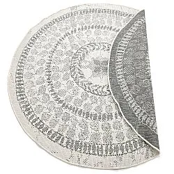 Kruhový koberec - Indoor/Outdoor Malcolm (šedý)