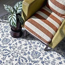 Okrúhly koberec - Brussels Ocean (modrá)