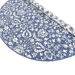 Okrúhly koberec - Brussels Ocean (modrá)