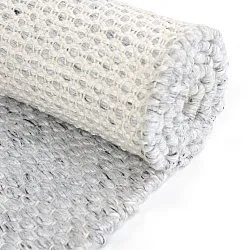 Koberec na vnútorné a vonkajšie použitie - Arco Wool Look (sivá/béžová)