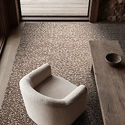 Koberec na vnútorné a vonkajšie použitie - Orta Wool Look (hnedý)