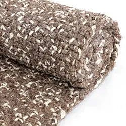 Koberec na vnútorné a vonkajšie použitie - Orta Wool Look (hnedý)