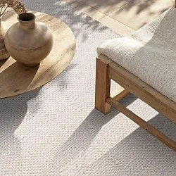 Koberec na vnútorné a vonkajšie použitie - Orta Wool Look (krém)