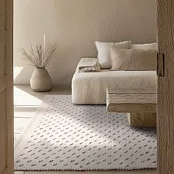 Koberec na vnútorné a vonkajšie použitie - Todi Wool Look (krém)