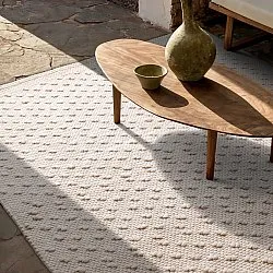 Koberec na vnútorné a vonkajšie použitie - Todi Wool Look (krém)