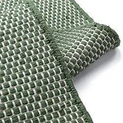 Koberec na vnútorné a vonkajšie použitie - Coastal Wool Look (zelená/biela)