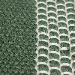 Koberec na vnútorné a vonkajšie použitie - Coastal Wool Look (zelená/biela)