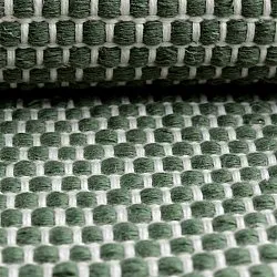 Koberec na vnútorné a vonkajšie použitie - Coastal Wool Look (zelená/biela)