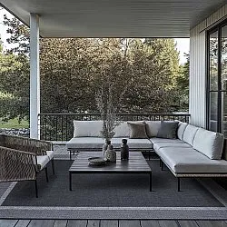 Koberec na interiér a exteriér - Alta (antracitový)