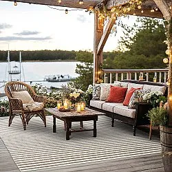 Shaggy Indoor-Outdoor - Baldwin (krémový/bežový)