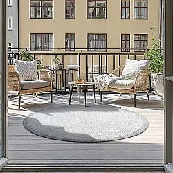 Kruhový koberec - Monsaraz (šedý)