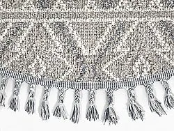 Kruhový koberec - Interiér/exteriér Holland (šedý)