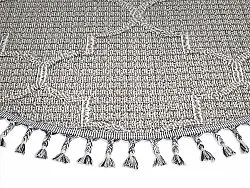 Kruhový koberec - Indoor/Outdoor Santos (šedá)