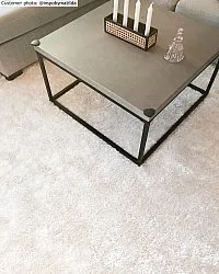 Koberce s chlpatým povrchom - Cosy (biela)