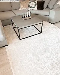 Koberce s chlpatým povrchom - Cosy (biela)