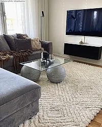 Koberec s dlhým vlasom - Monti (offwhite)