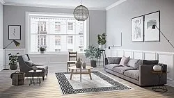 Koberec Wilton - Kuba (biely)