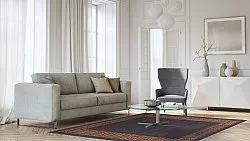 Koberec Wilton - Kuba (čierna/hnedá)