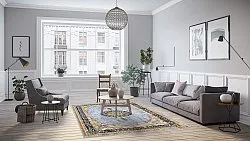 Koberec Wilton - Lukla (modrý)