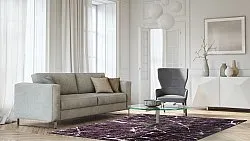 Koberec Wilton - Vieste (čierny/biely)