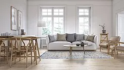 Koberec Wilton - Denizli (modrá)