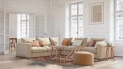 Koberec Wilton - Idri (červená/multikolorová)