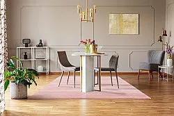 Recyklovaný PET s viskózovým vzhľadom (ružový)