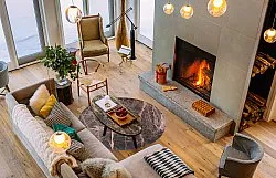 Kruhový koberec - Aris (čierny/zlatý)