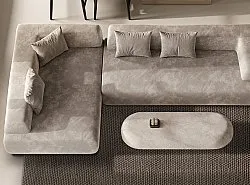 Vlnitý koberec - Avafors Wool Bubble (hnedá)