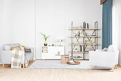 Koberec na interiér a exteriér - Beau (modrý)