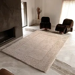 Koberce s dlhým vlasom - Aline Natural Cotton Shaggy (béžová)