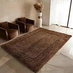 Koberce s dlhým vlasom - Aline Natural Cotton Shaggy (hnedá)