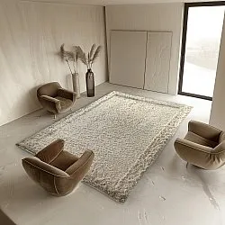 Koberce s dlhým vlasom - Bonnie Natural Cotton Shaggy (prírodná)