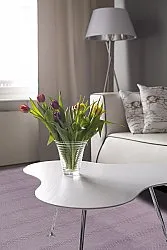 Bavlnený koberec - Lilje (fialový)