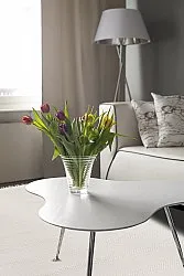 Bavlnená rohož - Lilje (biela)