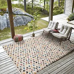 Koberce s dlhým vlasom - Litton Natural Cotton Shaggy (béžová/multi)