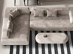 Bavlnený koberec - Nilo (čierny/biely)